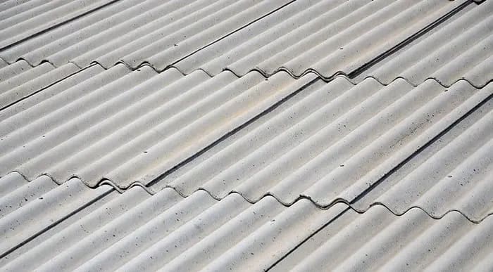 Corrugated asbestos cement sheets