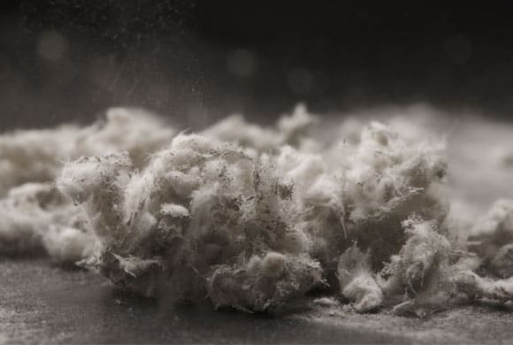 Asbestos danger warning sign